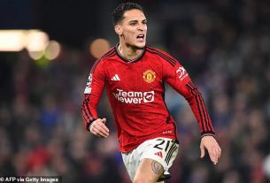 L'Equipe rated Antony as the worst Manchester United player in their loss to Bayern