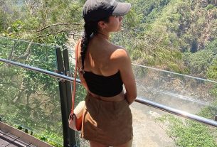 Fowler showed her Instagram followers some stunning images from her trip on the famous Cairns Skyrail as she spent Christmas with family in Australia's tropical north