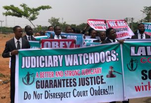 Lawyers Protest At Supreme Court, Condemn EFCC’s Alleged Abuse Of Process