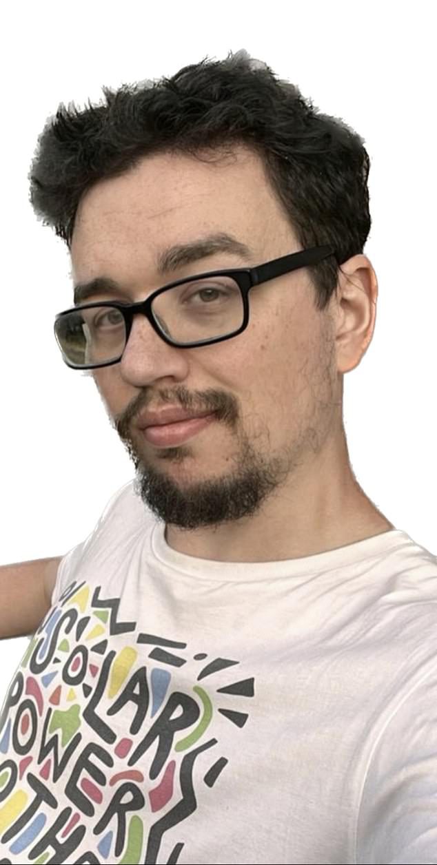 MailOnline can reveal the victim was sound engineering and design university graduate Neil Sutcliffe (pictured), a former pupil at Bolton School known to friends as Bingo