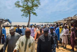 Kwara State Delegation On Condolence Viait