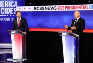 US VP Candidates Walz, Vance Exchange Barbs on Key Issues in High-Stakes Debate