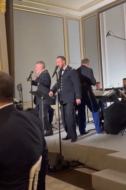 French band honours Tinubu with P-Square’s ‘Taste the Money’ at state dinner