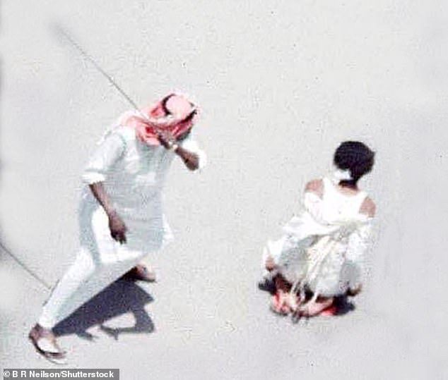 Saudi Arabia executed 330 people this year, the highest number in decades (File image of the execution of a drug dealer in Jeddah, Saudi Arabia in 1985)