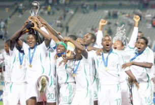 golden eaglets celebrate after winning their third fifa u 17 world cup in 2007
