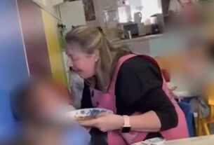 Four Spanish nursery workers have been arrested after one woman was caught on camera abusing a toddler