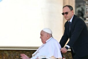 Pope Francis meets King Charles, Queen Camilla despite illness