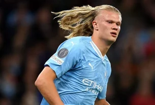 Haaland Scores Twice As Man City Beat Bournemouth To Jump Into 2nd Spot