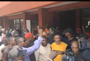 Protest Erupts At PDP National Secretariat As Party Crisis Deepens