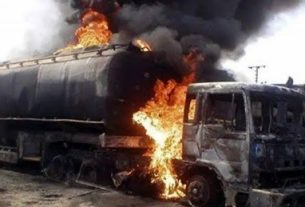 Tanker explosion in Mokwa