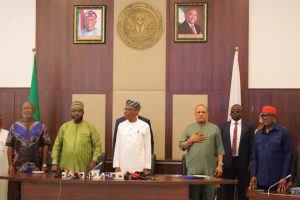 Wike Loyalists Gather At FCTA Secretariat To Inaugurate Factional PDP Board Of Trustees
