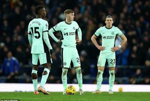 Chelsea endured another disappointing afternoon as they lost 2-0 against Everton on Sunday