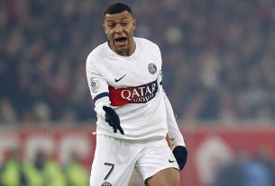 Kylian Mbappe cut a frustrated figure at times in PSG's 1-1 draw with Lille on Saturday