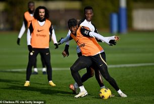Chelsea winger Noni Madueke has returned to training this week after recovering from injury