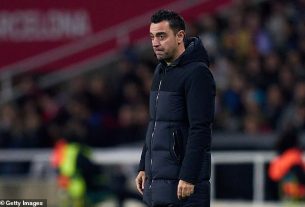 Xavi Hernandez was furious with what he saw first half from his players up against Almeria