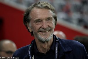 Sir Jim Ratcliffe took a 25 per cent stake in Man United on Christmas Eve