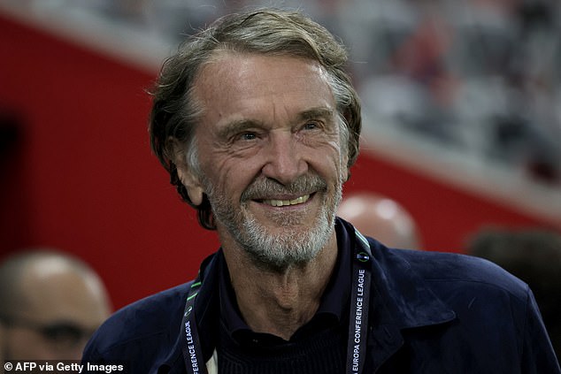 Sir Jim Ratcliffe took a 25 per cent stake in Man United on Christmas Eve