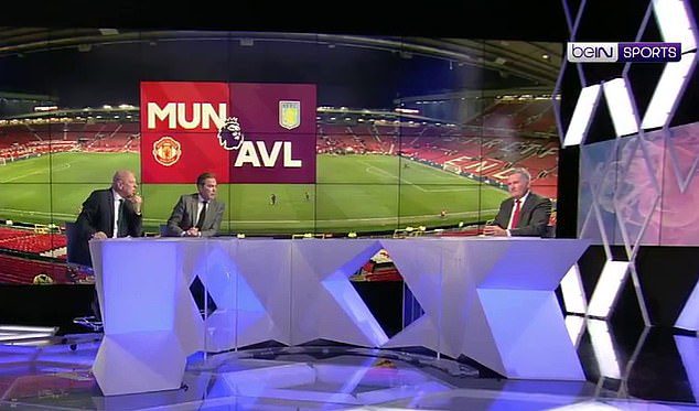 Andy Gray (left) has criticised Leander Dendoncker for turning his back for United's second