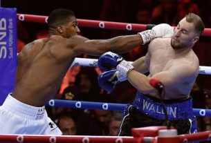 Anthony Joshua Dominates Otto Wallin For Crushing Five-Round Victory