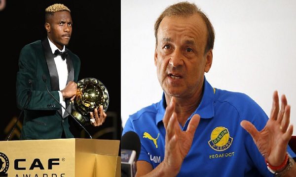 Osimhen’s AFOTY glory can inspire Nigeria’s success at AFCON, says Rohr