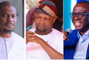Azeez Adediran, Babajide Sanwo-Olu and Gbadebo Rhodes-Vivour