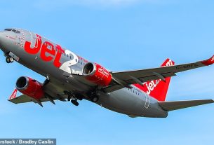 During the journey on Tuesday, fellow travellers on the Jet2 plane noticed the cubicle had been locked for some time, prompting them to alert staff, The Mirror reported