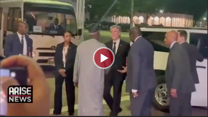 US Secretary of State Antony Blinken Meets With Tinubu At Presidential Villa