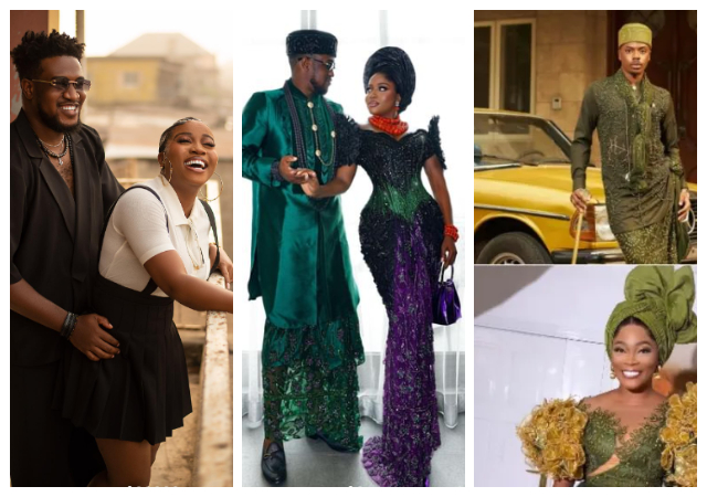 Kie Kie, Enioluwa, and other Nigerian Celebrities attends  Veekee James traditional wedding in grand style