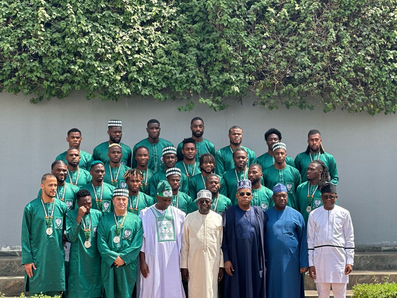 President Tinubu Honours Super Eagles with National Award
