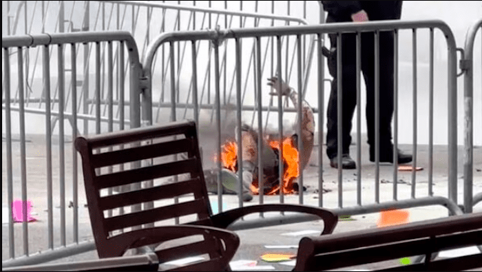 Man Sets Himself On Fire Outside Trump Trial Court In Manhattan