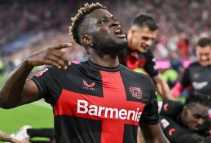 Nigeria’s Victor Boniface Leads Bayer Leverkusen To Historic Maiden Bundesliga Triumph