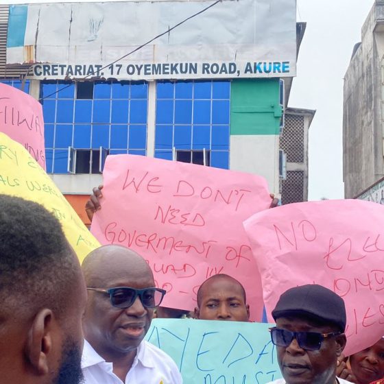 Protest Rocks Ondo State Over Alleged Irregularities in APC Guber Primary 