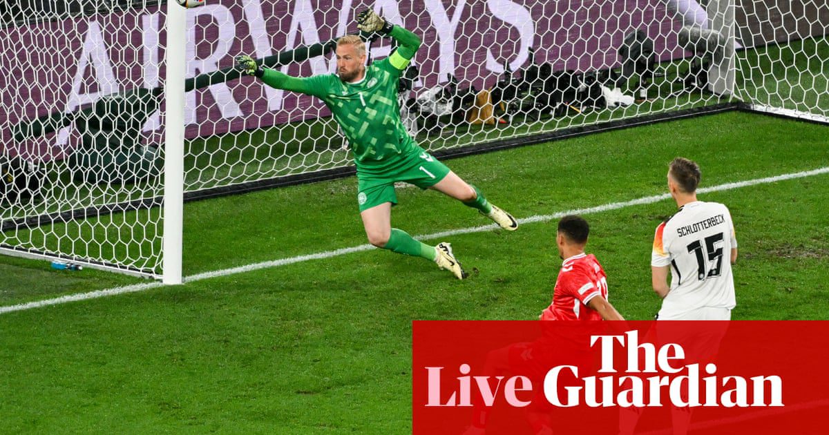 Euro 2024: Germany v Denmark last-16 tie restarts after thunderstorm