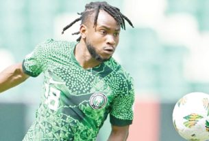 atalanta and super eagles attacking winger, ademola lookman will arrive uyo today for the friday’s clash with south africa