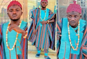 “King of the new wave Afrobeat”- Netizens give Portable a new name as he steps out wearing his chieftaincy regalia