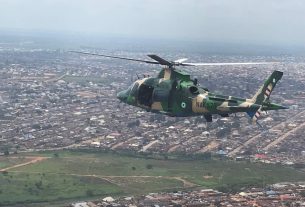 JUST IN: Pilot survives as NAF helicopter crashes in Kaduna