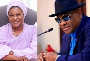 'You Will Fail': Wike Challenges Kingibe to 2027 Election Battle 