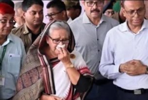 ‘Crocodile Tears’: Bangladesh Leader Faces Backlash Over Weeping Photograph Amid Violent Protest