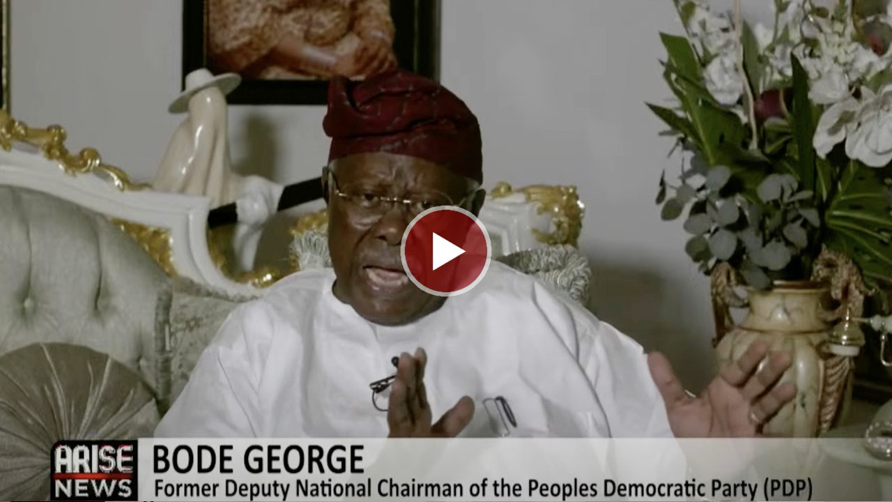 Bode George: Tinubu’s Proferred Solutions To Nigeria’s Problems Will Land Country In Intensive Care Unit