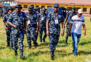 Police chief inspects polling units, collation centres