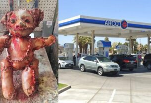 Man Arrested After ‘Macabre Teddy Bear’ Prank at California Petrol Station