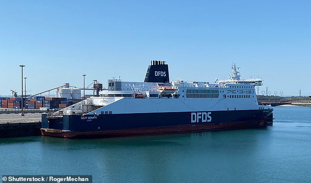 The ferry company, DFDS, issued an apology after the pornographic film was mistakenly broadcast during the journey from Dieppe to Newhaven last month