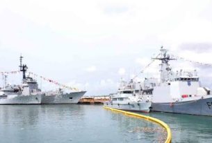 Navy Launches Sea Inspection With 3 Helicopters, 9 Ships