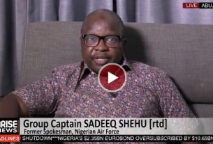 Sadiq Shehu: Nigeria’s Military Can’t Fight Effectively Because 70% of Security Budget Goes To Salaries – Arise News