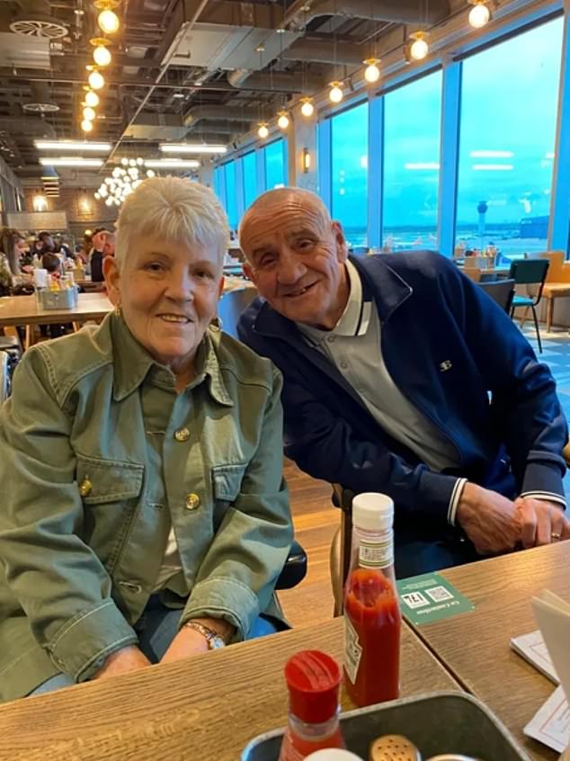 Yvonne, from Oldham, Greater Manchester, pictured with her husband Michael Graley