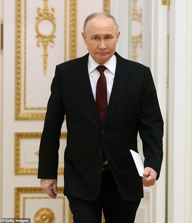 The alliance's most senior military commander warned that simply reacting to threats from Vladimir Putin's (pictured) regime was no longer working